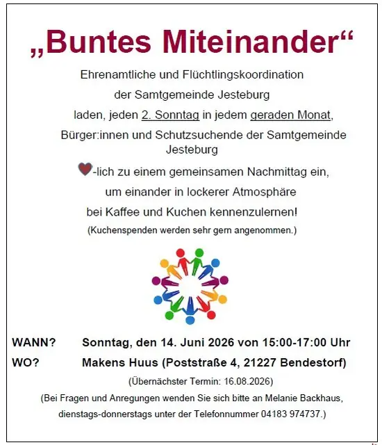 Infoflyer zum bunten Miteinander | Foto: Samtgemeinde Jesteburg 