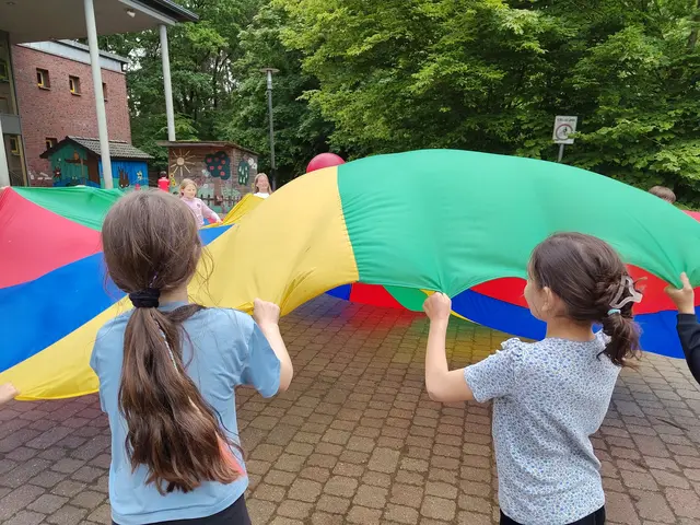 Es gab viele Bewegungsangebote für die Grundschüler | Foto: Annika Böttcher