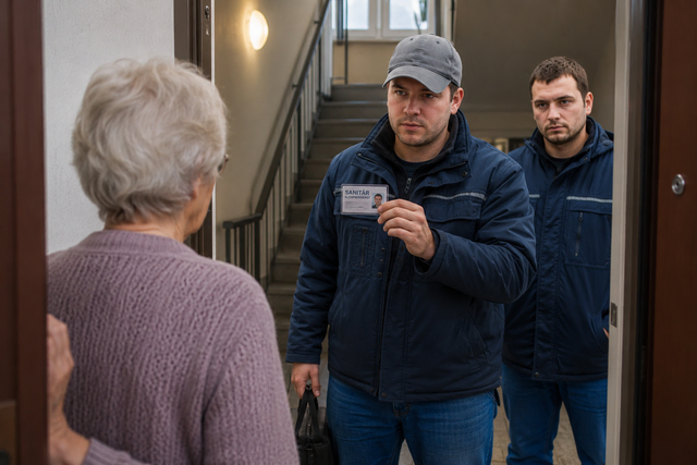 Symbolbild: Die Betrüger gaben sich als Handwerker aus | Foto: KI-generiert
