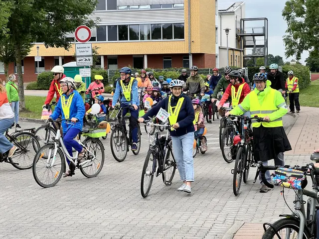 Staer der Radel-Aktion am Stader Berufsschulzentrum | Foto: Daniel Beneke/Landkreis Stade
