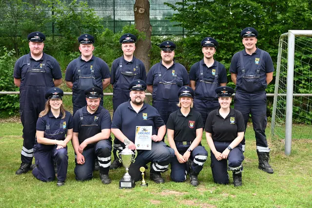 Das Leistungsvergleichs-Siegerteam der Feuerwehr Wulfsen | Foto: Mathias Wille