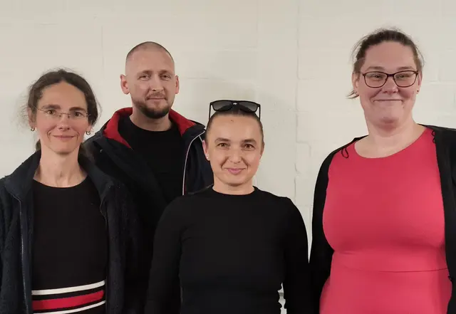 Der neu gewählte KTG-Vorstand (v.l.): Antje Kramer, Michail Saatmann, Tetiana Plaspohl und Katja Lüdemann | Foto: KTG