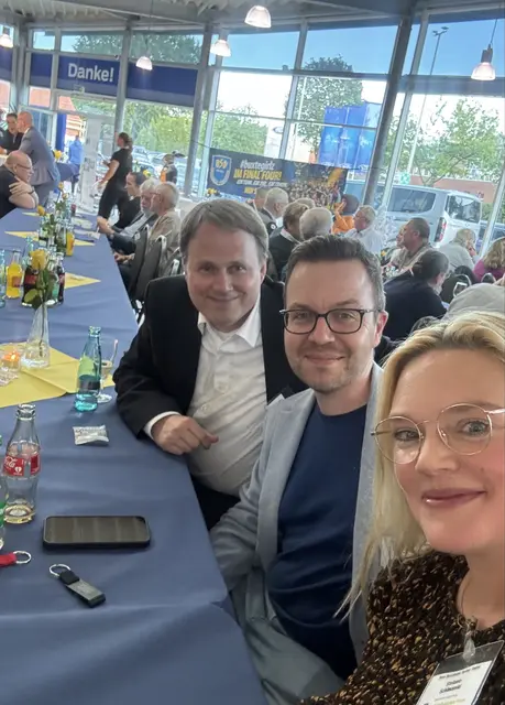 Selfie: Christoph Kunst, Tobias Benecke und Stefanie Schimanski, WOCHENBLATT | Foto: sts