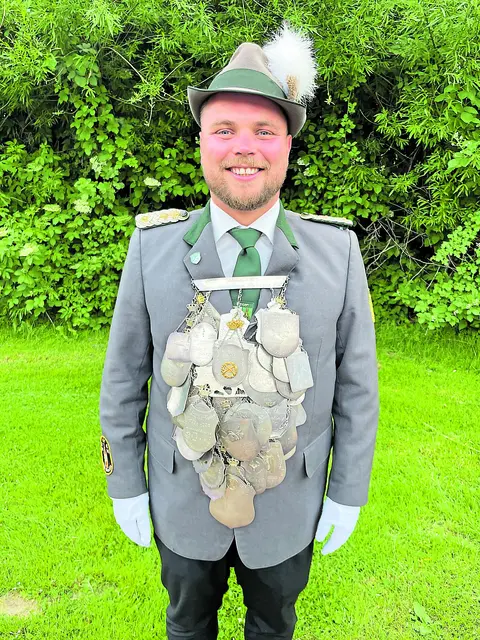 Max Krause ist neuer Schützenkönig vom Schützenverein Emsen-Langenrehm | Foto: Verein