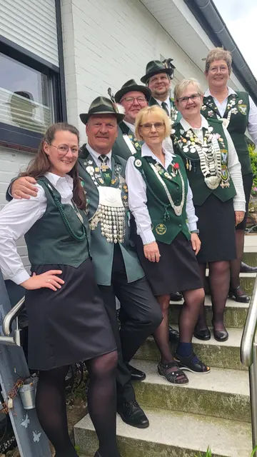 Skarlett Thalmann (v. li.), Matthias Schilling, Gabiele Diercks, Sven Schirk, Anne Busch-Gerkens, Florian Thalmann, Anke Schacht