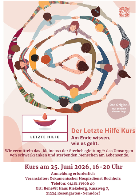 Offizielles Veranstaltungs-Plakat | Foto: Oekumenischer Hospizdienst Buchholz