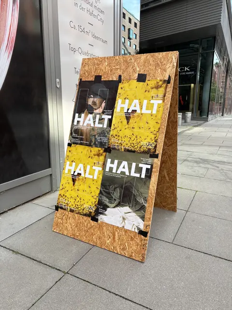 In der Hafencity ist Teresa Halbreiters Arbeit noch bis Sonntag, 14. Juni, zu sehen | Foto: pau