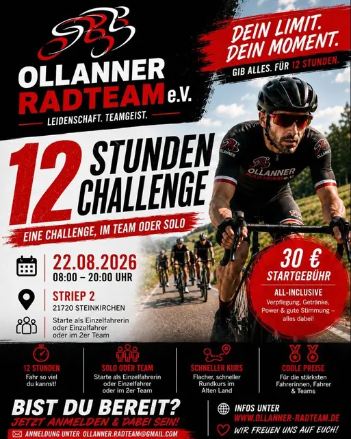 Der Flyer für die Veranstaltung | Foto: Ollanner Radteam / Exclusiv Rehacenter Stade