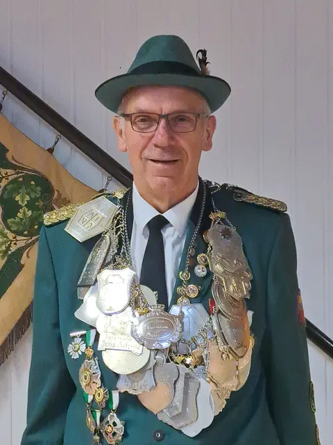 Die neue Meckelfelder Majestät: Helmut Lindackers | Foto: Schützenvereinigung Meckelfeld e.V.
