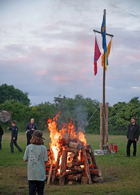 Lagerfeuer gehört zu einem Fahrtenerlebnis unbedingt dazu | Foto: Stamm "Hasko"