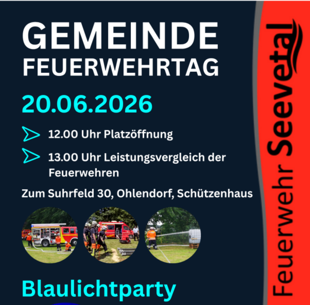 Das Plakat zur Veranstaltung | Foto: Feuerwehr Seevetal