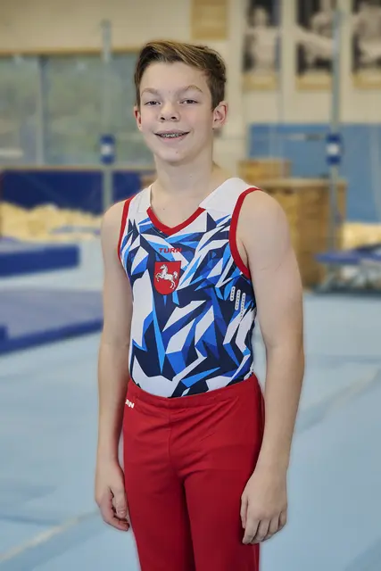 08-Bundeskaderturner Max Henri Hermann (14) überzeugte mit einem sechsten Rang beim internationalen 5-Nationen-Turnier in Hannover  | Foto: TSV 08