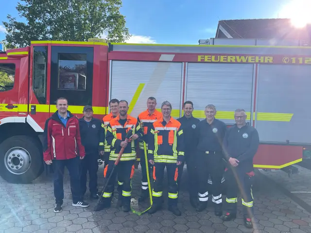 Die Feuerwehr Maschen setzt auf moderne Technik: Das neue Löschgerät „FireGun“ soll den Zugang zu schwer erreichbaren Brandherden erleichtern | Foto: FF Maschen