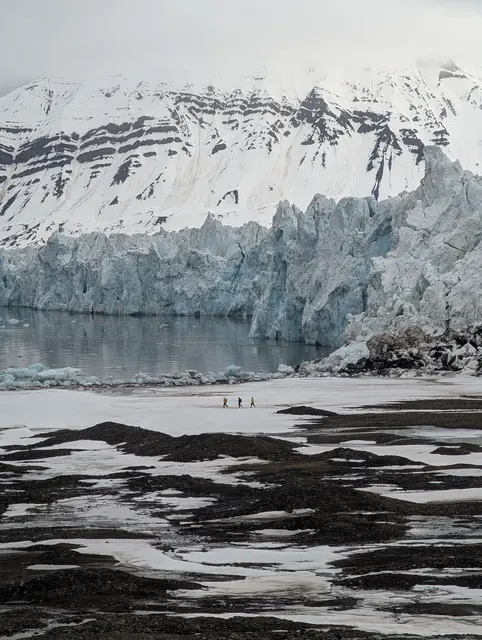 Wunderschöne Landschaftsaufnahmen von Spitzbergen.