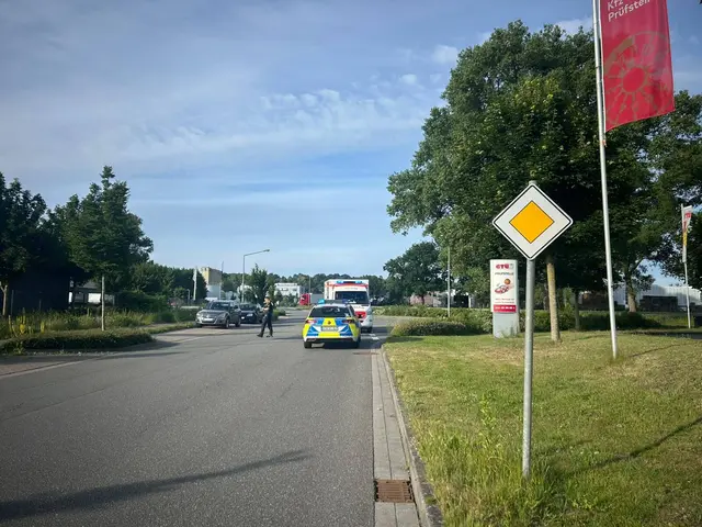 Ein Bremsmanöver mit dem Fahrrad endete mit einem Sturz | Foto: Polizeiinspektion Stade