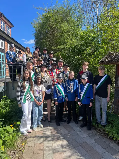 Die Würdenträger in Horneburg | Foto: Schützenverein Horneburg
