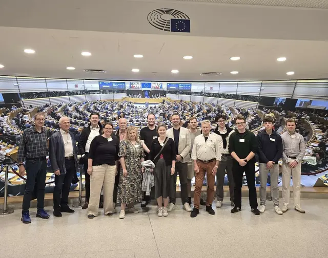 Die Delegation der FDP Harburg Land zu Gast in Brüssel | Foto: Paula Zünkler