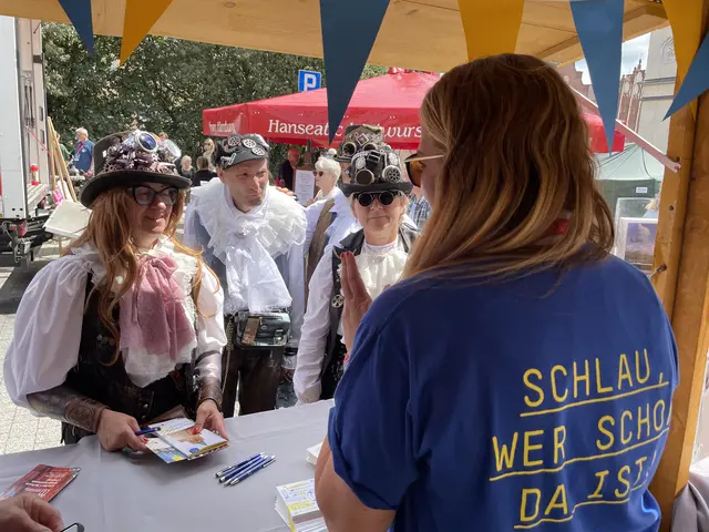 Steampunk am Stand der Hansestadt Buxtehude in Starsgard | Foto: Hansestadt Buxtehude