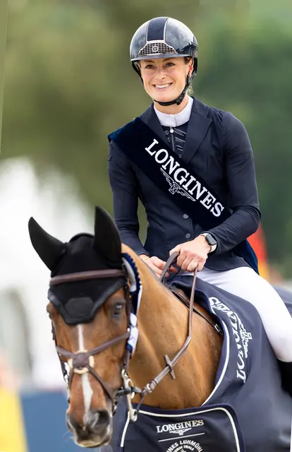 Luhmühlen-Siegerin Caroline Harris mit D. Day | Foto: TGL/Thomas Ix