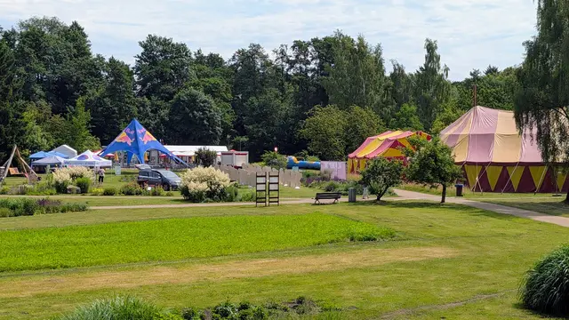 Das Festgelände in den Luhegärten | Foto: Jan Filter