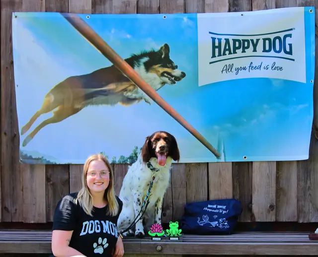 Franziska Sperling mit ihrem Hund Matze haben jeweils Platz 2 beim A-Lauf und B-Lauf ergattert | Foto: SV OG Jork
