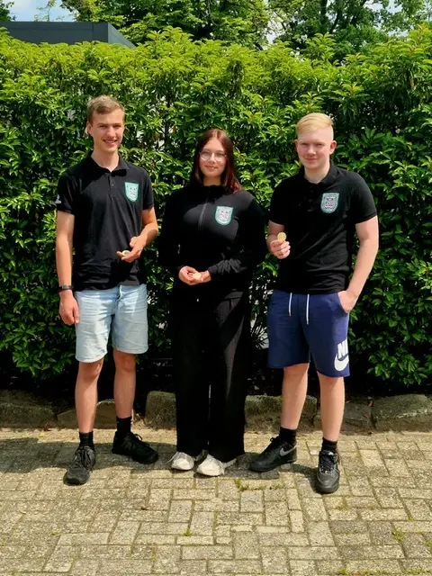 Tjorge Esselborn, Anna-Maria Jung und Leo Laubner