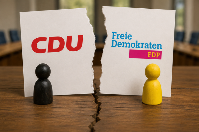 Die bisherige CDU/FDP-Gruppe im Seevetaler Gemeinderat hat sich aufgelöst | Foto: sra / Mit KI erstellt