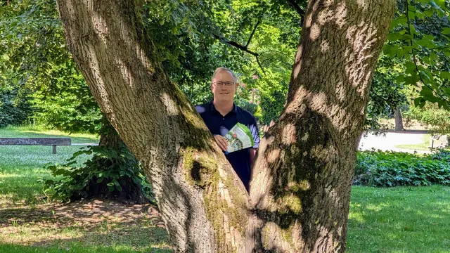 Sven Kröger stellte das neue Programm für "Sport im Park" vor | Foto: Jan Filter