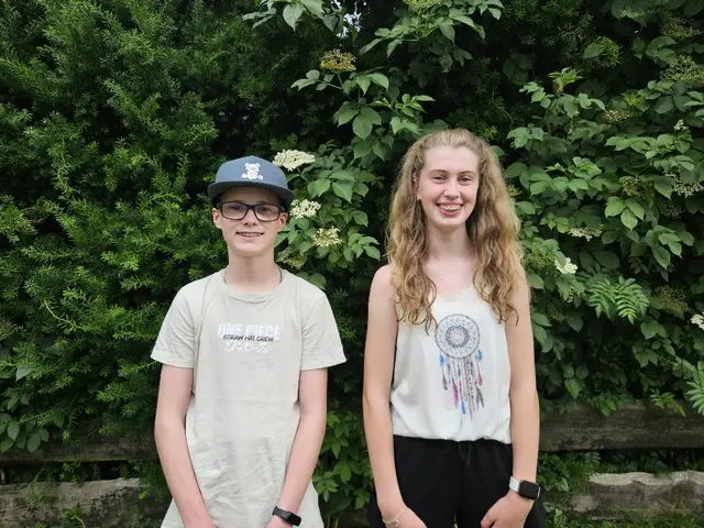 Kinderkönig Jan Niklas Schlüter und Kinderkönigin Zoe Eisenschmidt | Foto: SV Klecken