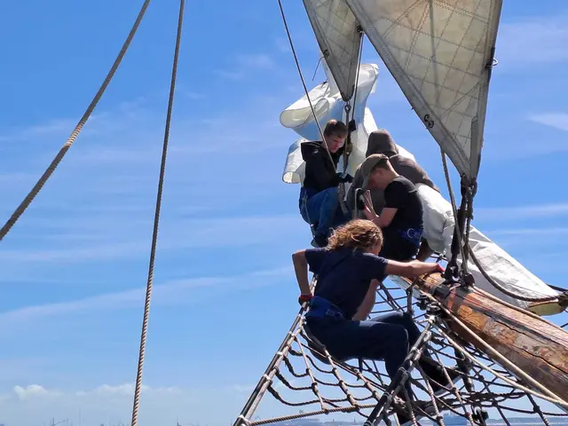 Viert Tage segelten Schülerinnen und Schüler der OBS Stelle auf dem Dreimastschoner "Albert Johannes" | Foto: Ole Behrens