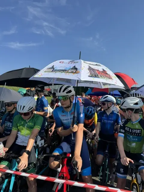 Die Temperaturen machten den Radsportlern zu schaffen | Foto: Verein