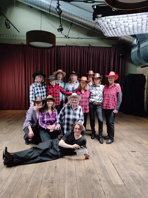 Gruppenfoto der Steller Linedancer vom Set | Foto: TSA Stelle