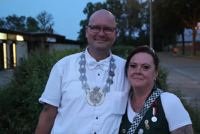 Gildekönig Helmut Harpain und seine Königin Fanny Harpain | Foto: Schützengilde