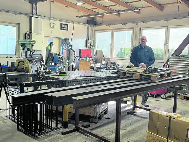 Carsten Ritter stellte am Tag der Wirtschaft seinen Betrieb in Königsmoor vor | Foto: gs