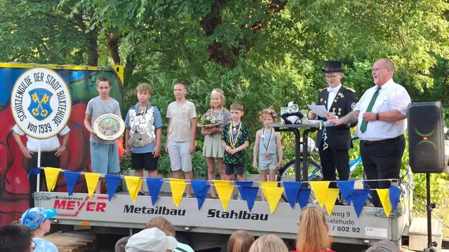 Die Proklamation der Kindermajestäten | Foto: Gilde