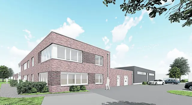 So soll die neue Stader Rettungswache am Ohle Kamp in Wiepenkathen aussehen  | Foto: Architekturbüro Hinck