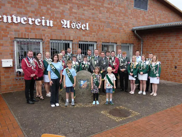 Der scheidende Hofstaat des Schützenvereins Assel | Foto: Schützenverein