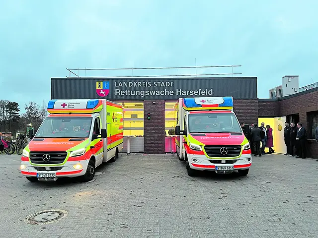 Auch die Rettungswachen in Harsefeld (Foto), Guderhandviertel und Drochtersen wurden neu gebaut | Foto: Landkreis Stade / Daniel Beneke
