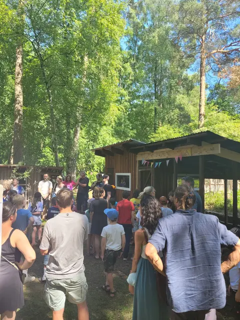 Der Hühnerstall der Rudolf-Steiner-Schule hat nun auch eine Voliere - gebaut von der dritten Klasse | Foto: Kathleen Sünder