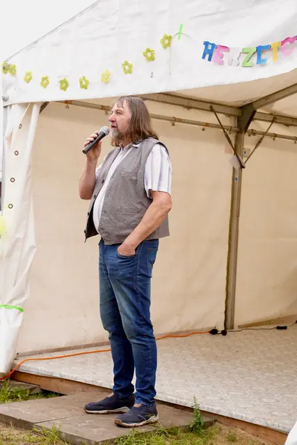 Ansprache von Himmelpfortens Bürgermeister Bernd Reimers | Foto: Freie Schule Himmelpforten
