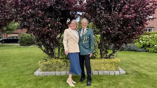 Das Königspaar Sybille Meyer &amp; Jürgen Meyer "der Erste aus Herrenhausen" | Foto: SV Vahrendorf