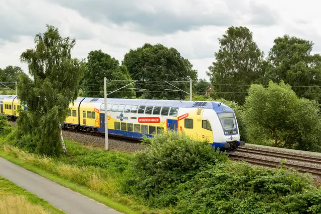 Der Metronom fährt ab Dezember 2027 wieder zwischen Hamburg und Cuxhaven durch den Landkreis Stade | Foto: Metronom