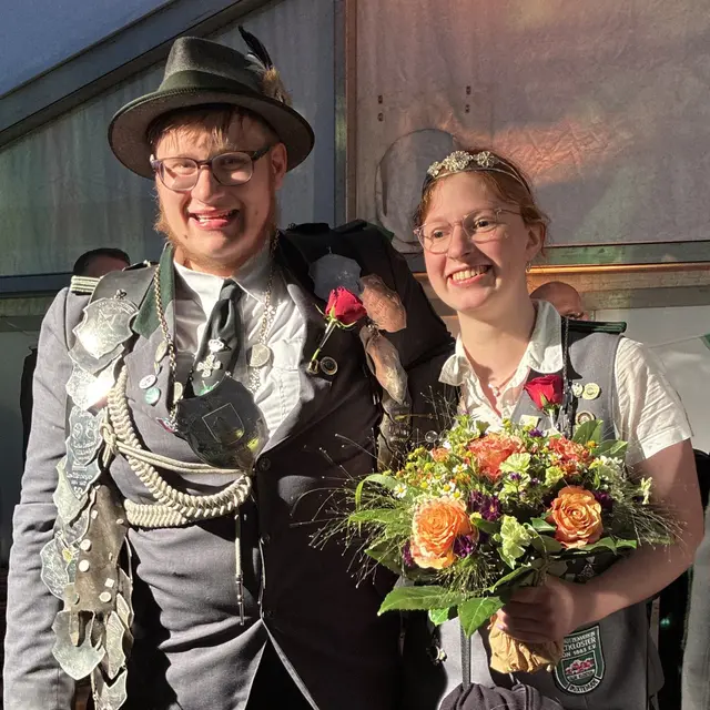 Jungschützen Königspaar Jakob Nodop und Finja Bohn | Foto: Altklosteraner