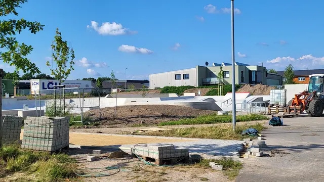 Die neue Skateranlage im Bewegungspark ist kurz vor der endgültigen Fertigstellung  | Foto: sh