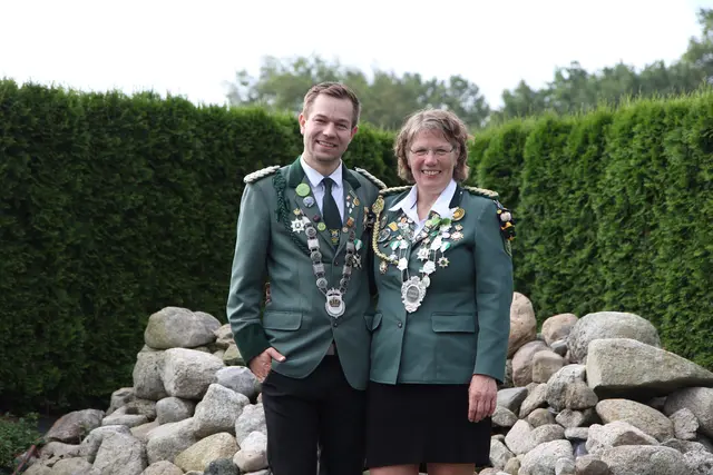 König Timo Horwege und Königin Alke Wolff | Foto: Schützenverein