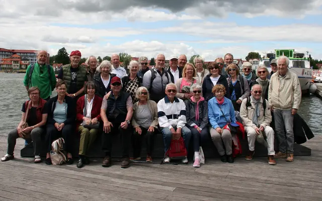 Eine der beiden Reisegruppen der Deutsch-Polnischen-Gesellschaft aus Bucholz, die nach Masuren reiste | Foto: Inge Pape
