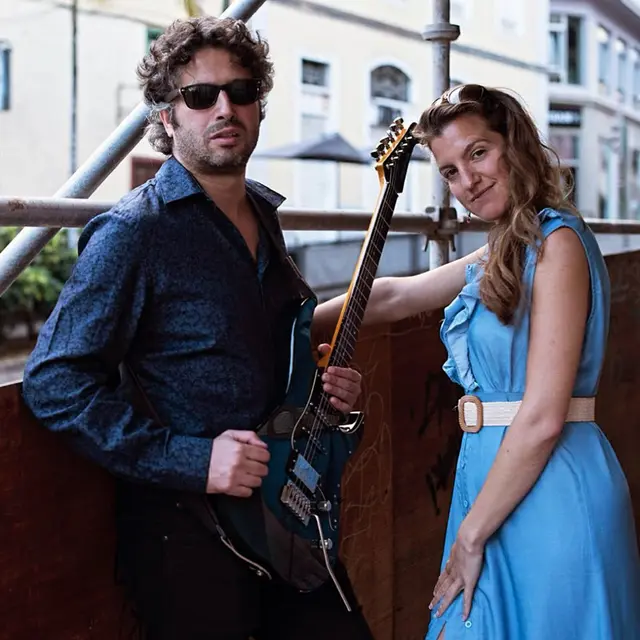 Geben der Band Verajoy ihren Namen: Gitarrist Claudio Vera und Sängerin Maria Joy | Foto: Maria Joy Stork