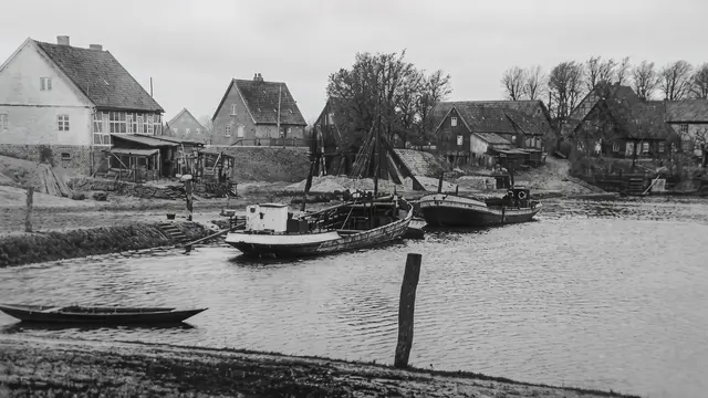 Der Stöckter Hafen um 1920 | Foto: Archiv Peter Homann