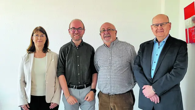 Marti Bartels (v. li.), Hendrik Hauschild, Heinz Hauschild und Rainer Schmor | Foto: sh