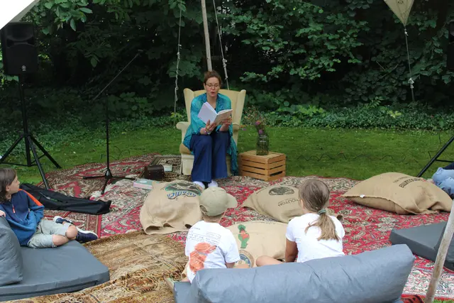 Die Autorin Nina Schopenhauer bei ihrer Lesung | Foto: ce
